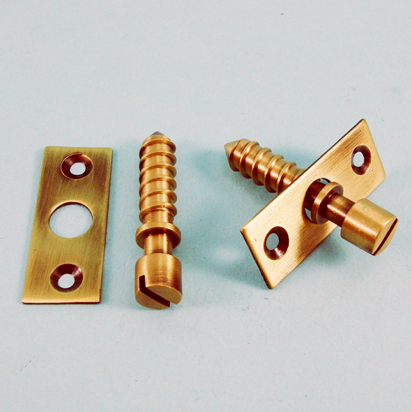 THD093/AB • 38mm o/a • Antique Brass • Simplex Screws On Plates